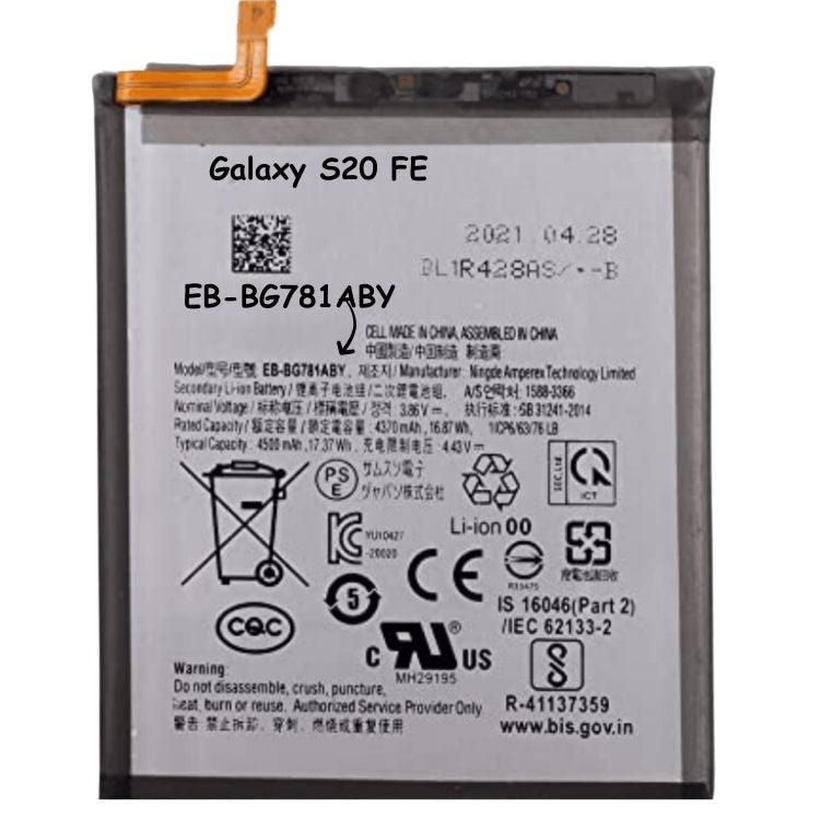Battery For Samsung Galaxy S20 FE G781 / A52 A525 Li-ion Battery EB-BG781ABY 4500 mAh - Best Cell Phone Parts Distributor in Canada, Parts Source Battery For Samsung Galaxy S20 FE G781 / A52 A525 Li-ion Battery EB-BG781ABY 4500 mAh - Best Cell Phone Parts Distributor in Canada, Parts Source